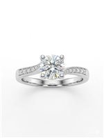 Anello Salvini Donna Battito in Oro bianco Diamante 81114584